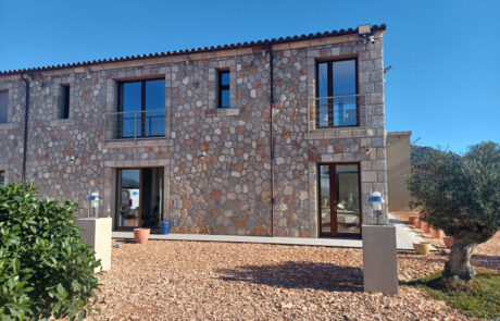 Fachada exterior de una vivienda