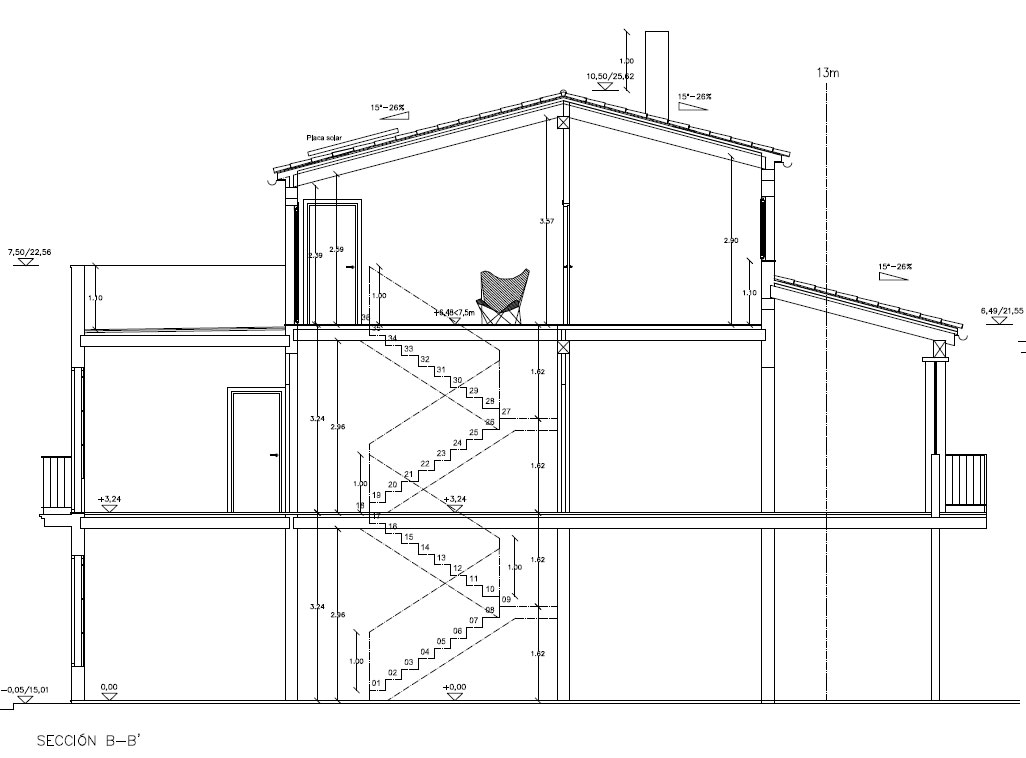 Plano de una vivienda