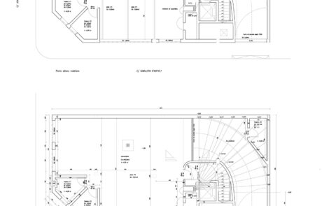 Plano de un edificio de viviendas en Palma