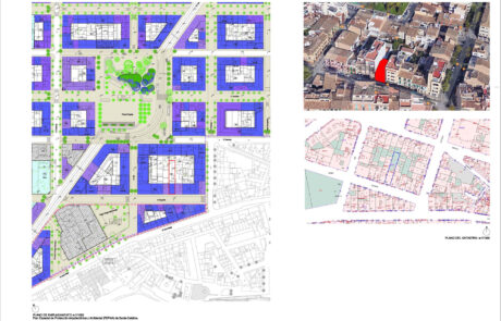 Plano de la localización de una buhardilla que pasa a ser vivienda en Santa Catalina, Palma de Mallorca