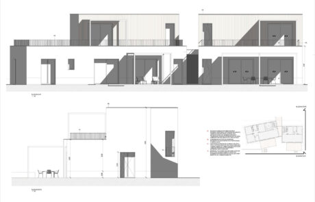 Plano de 2 viviendas en Las Lomas de Gállego, Zuera