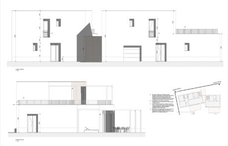 Plano de 2 viviendas en Las Lomas de Gállego, Zuera